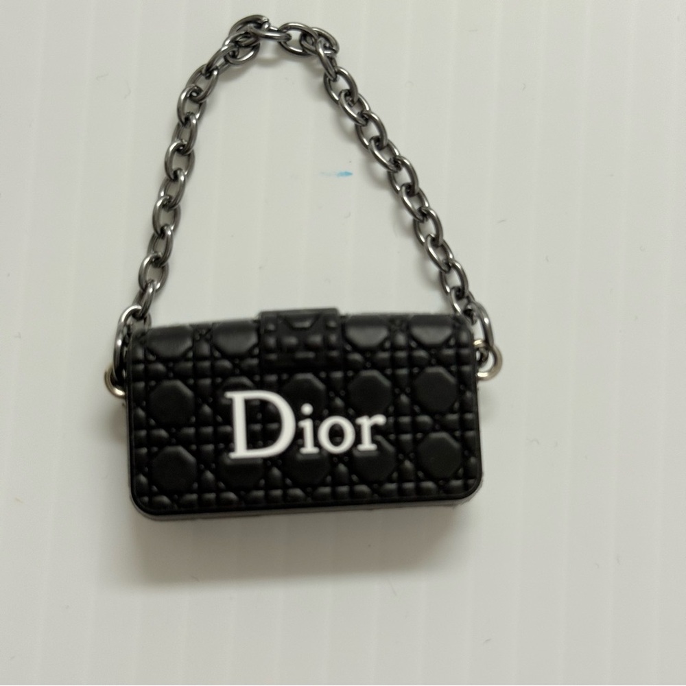Labubu Purse- Black Dior Purse For Pop Marts Labubu Doll